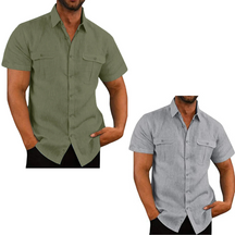 Camisa Linho Walker Duplo Bolso - Compre 1 Leve 2